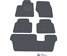 Eko odos kilimėliai QuiltyMats CHRYSLER PACIFICA nuo 2021m. (I, II ir III eilės, Hibridas) (Pilka / pilkos siūlės)