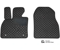 Eko odos kilimėliai QuiltyMats HONDA S2000 1999-2009m. (Juoda / juodos siūlės)