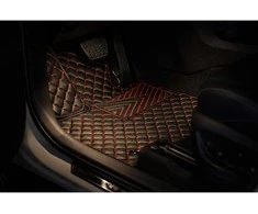 Eko odos kilimėliai QuiltyMats MINI PACEMAN 2013-2016m. (Juoda / raudonos siūlės)