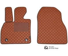 Eko odos kilimėliai QuiltyMats OPEL COMBO 2001-2011m. (Ruda / rudos siūlės)