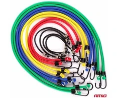 Amio ELASTINGŲ VIRVIŲ RINKINYS 12VNT 90CM BSTRAP-11