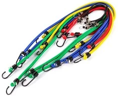 Amio ELASTINGŲ VIRVIŲ RINKINYS 12VNT 90CM BSTRAP-11