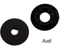 ES Kilimėlio laikiklis, apvalus, juodas (Audi)