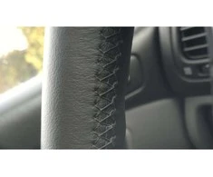 ES Natūralios odos automobilio vairo užvalkalas