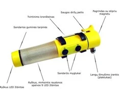 ES Žibintuvėlis avarinis daugiafunkcinis TL 023