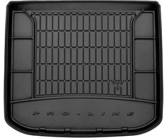 Frogum Guminis bagažinės kilimėlis Proline Seat Toledo III 2004-2009m. (apatinė dalis / versija su standartiniu atsarginiu ratu)