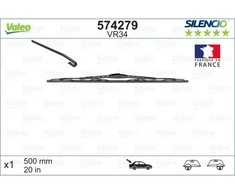 Galinis valytuvas Valeo Silencio Performance VR34, 500 mm