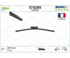 Galinis valytuvas Valeo Silencio Rear VR260, 280 mm