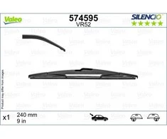 Galinis valytuvas Valeo Silencio Rear VR52, 240 mm