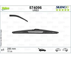 Galinis valytuvas Valeo Silencio Rear VR63, 285 mm
