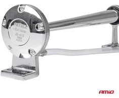 Garso signalas – 150 dB, 12V, chromuotas, AMIO-03618