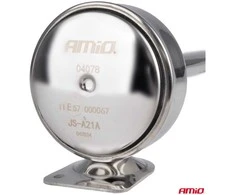 Garso signalas – chromuotas, 620 mm, 115 dB, 12/24V, LowTone, AMIO-04078