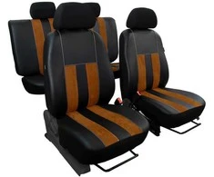 GT sėdynių užvalkalai (eko oda, alcantara) Renault Express II 2021-2025m. (2 vietų) 1+1