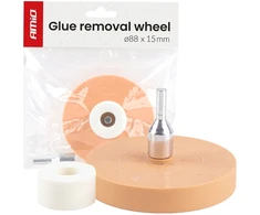 Krążek gumowy do usuwania kleju 88mm amio-04926