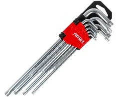 Ilgieji TORX raktai, 230 mm, 9 vnt. TKL AMIO-01039