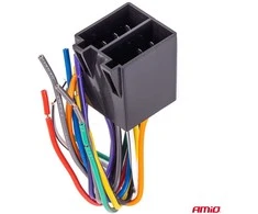 Integruota ISO CCA 13 PIN vyriška jungtis, 5A, 12V, AMIO-04445