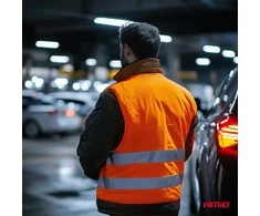 Įspėjamoji atšvaitinė liemenė XXL, oranžinė AMIO-03985
