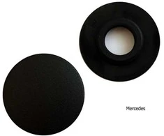 Kilimėlio laikiklis, apvalus, juodas (Mercedes)