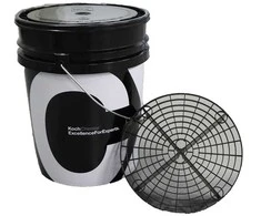 KOCH CHEMIE Detailing bucket set, Kibiras su grotelėmis ir dangčiu, 20l