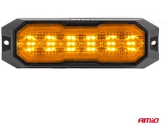 LED gabaritinė įspėjamoji lempa su atbulinės eigos šviesa R65 R148 12V/24V 24W AMIO-04862