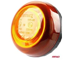 LED įspėjamoji lempa R65 R10 12V 24V W21sb AMIO-02923