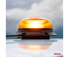 LED įspėjamoji lempa su magnetu W21m R65 R10 18LED 12/24V IP56 AMIO-02925
