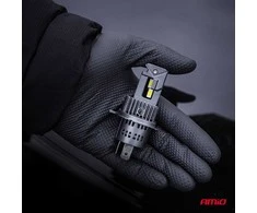 LED žibintų lemputės F25 Sidabrinis FULL CANBUS H4/H19 54/58W 12V 24V AMIO-04703
