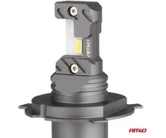 LED žibintų lemputės Hybrid series H4 H19 6000K Canbus 60W AMIO-04114