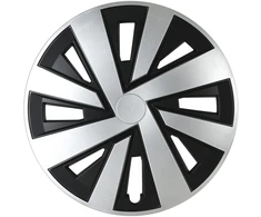 Leoplast Kołpak automobilinis pluton 16" cali juodai-sidabrinis
