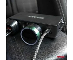Lizdo skirstytuvas 12/24V su 3x USB-A, USB-C, QC3.0, PD3.0 148W AMIO-04836