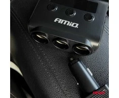 Lizdo skirstytuvas 12/24V su 4x USB-A QC3.0 PD3.0 180W AMIO-04835