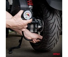 Mechaninis manometras su 30 cm žarna, 12 bar, AMIO-04468