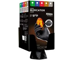 Czarny Mercator Medical Juodas GoGrip laikiklis dėžutei Mercator GoGrip ONE-BY-ONE pirštinėms