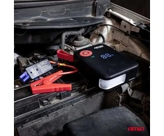 Mini 4in1 Automobilinis užvedimo įrenginys/LED/kompresorius/Powerbank 12V 7,2Ah 600A PRO AMIO-04675