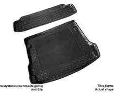 Mix Plast Plastikinis Bagažinės kilimėlis Dacia Logan MCV 2006-2012m. (2 vnt)
