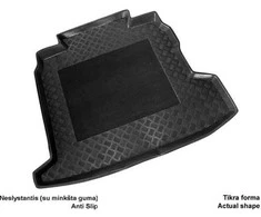 Mix Plast Plastikinis Bagažinės kilimėlis Opel Astra H sedanas 2007-2010m.