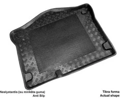 Mix Plast Plastikinis Bagažinės kilimėlis Ford Focus II hečbekas plonas atsarginis ratas bagažinėje 2005-2010m.