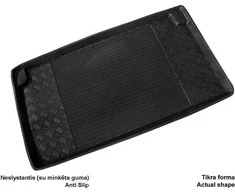 Mix Plast Plastikinis Bagažinės kilimėlis Volkswagen Caravelle T5 short nuo 2003m.