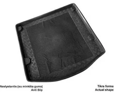 Mix Plast Plastikinis Bagažinės kilimėlis Ford Focus sedanas nuo 2011m.(plonas atsarginis ratas bagažinėje) / 17029