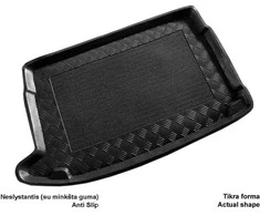 Mix Plast Plastikinis Bagažinės kilimėlis Volkswagen Polo 2009-2017m. (viršutinė dalis)