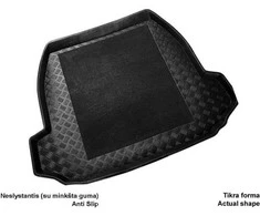 Mix Plast Plastikinis Bagažinės kilimėlis Volvo S80 nuo 2006m.