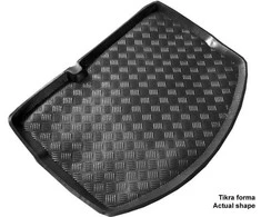 Mix Plast Plastikinis Bagažinės kilimėlis Citroen C3 hečbekas plonas atsarginis ratas bagažinėje 2009-2016m.