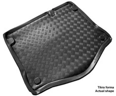 Mix Plast Plastikinis Bagažinės kilimėlis Ford Focus II hečbekas plonas atsarginis ratas bagažinėje 2005-2010m.