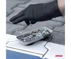 Nerūdijančio plieno magnetinis padėklas 150×65×27 mm AMIO-04917