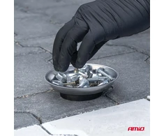 Nerūdijančio plieno magnetinis padėklas, 150 mm AMIO-04915