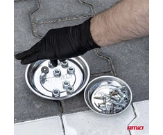 Nerūdijančio plieno magnetinių padėklų rinkinys, 110 ir 150 mm AMIO-04916