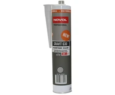 NOVOL Gravit 630 Elastic Polyurethane Sealant Pilkas, elastingas poliuretano sandariklis, pilkas, 300 ml