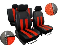 ES GT sėdynių užvalkalai (eko oda, alcantara) Opel Vivaro Double Cab 2006-2009m. (5 vietų)