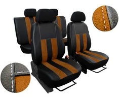ES GT sėdynių užvalkalai (eko oda, alcantara) Ford Transit VII 2014-2020m. (2 vietų) 1+1