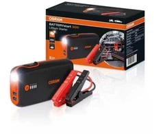 OSRAM ACE akumuliatorius-užvedėjas, ličio 13000 mAh, min srovė 300A. max srovė 1500A ,5V 2,4A,9V2.0